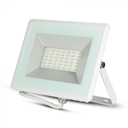 30W LED Floodlight SMD E-Series White Body 4000K  