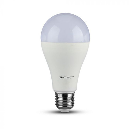LED Крушка Е27 15W A65 Термо Пластик 3000K SKU 4453 V-TAC