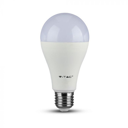 LED Крушка Е27 17W A65 Термо Пластик 3000K SKU 4456 V-TAC