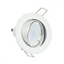 GU10 Fitting Round Movable White 