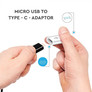 Micro USB To Type C Adaptor White