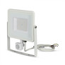 50W LED Sensor Floodlight SAMSUNG CHIP Cut-OFF Function White Body 4000K