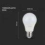 LED Bulb - SAMSUNG CHIP 8.5W E27 A++ A60 Plastic 3000K