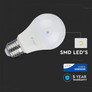 LED Крушка Е27 8.5W SAMSUNG ЧИП A++ A60 3000K SKU 252 V-TAC
