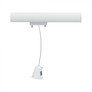 Hanging Track Light Kit 1M/4Line White 