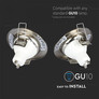 GU10 Round Spotlight Fitting Chrome 2 pcs/box