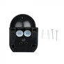 PIR Wall Sensor With Moving Head Black 