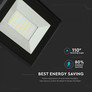 50W LED Floodlight SMD E-Series Black Body 4000K