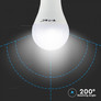 LED Bulb - 6W E27 A60 RGB With Remote Control 6400K