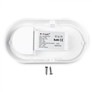 Плафон за таван 8W 3000К IP54 Овална Бяло Тяло SKU 1311 V-TAC