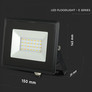 20W LED Floodlight SMD E-Series Black Body Green IP65