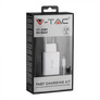 Fast Charging Set With Travel Adapter & Micro USB Cable White