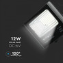 12W LED Solar Floodlight 4000K