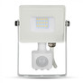 10W LED Sensor Floodlight SAMSUNG CHIP Cut-OFF Function White Body 3000K