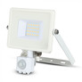 20W LED Sensor Floodlight SAMSUNG CHIP Cut-OFF Function White Body 3000K