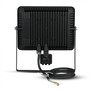 LED Прожектор със сензор 50W 3000К SAMSUNG ЧИП Черно Тяло SKU 469 V-TAC