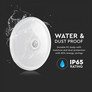 Плафон със сензор 12W 3000К SKU 807 V-TAC