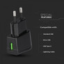 USB Travel Adaptor With Double Blister Package Black