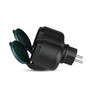 2 Ways Adapter 16A IP44 Black+Green