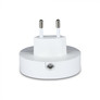 SKU 506 LED Нощна Лампа За Контакт С USB Кръгла 4000K с марка V-TAC