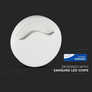 SKU 828 LED Нощна Лампа За Контакт Кръгла 60x54.5mm 3000K с марка V-TAC