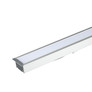LED Linear Light SAMSUNG CHIP - 40W Recessed Silver Body 6400K 1211x70x35mm