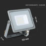 20W LED Floodlight SMD SAMSUNG CHIP Grаy Body 4000K