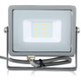 LED Прожектор 20W 4000К SAMSUNG ЧИП Сиво Тяло SKU 446 V-TAC