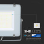 200W LED Floodlight SMD SAMSUNG CHIP SLIM Grey Body 4000K 120LM/W