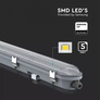 SKU 20213 LED Влагозащитено Тяло M-Серия 1500мм 48W 4000K Transperant SS Clip 120LM/W с марка V-TAC