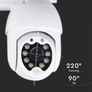 P09-8  WIFI Outdoor Camera With 8 Led Lights 3MP IP65 Dome