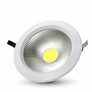 10W LED COB Downlight Round A++ 120Lm/W 4500K