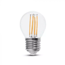 LED Крушка Е27 6W Filament G45 2700К SKU 2842 V-TAC