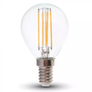 LED Крушка Е14 6W 4000К P45 Филамент SKU 2846 V-TAC