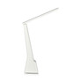 4W LED Table Lamp White + Silver Rechargeable