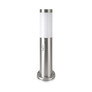E27 Bollard Lamp 45CM PIR Sensor With Stainless Steel Body Satin Nickel IP44