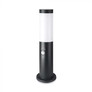 E27 Bollard Lamp 45CM With PIR Sensor Stainless Steel Body Black IP44