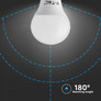 LED Крушка E14 4.5W 3000K P45 A++ SAMSUNG ЧИП SKU 264 V-TAC