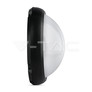 Плафон за таван 8W 3000К IP54 Кръгла Черно Тяло SKU 1261 V-TAC