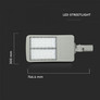 LED Street Light SAMSUNG CHIP - 150W 4000K Clas II Aluminium  Dimmable 140LM/W