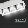 SKU 975 LED Луна SAMSUNG ЧИП - 12W Рефлектор UGR<19 12' 2700K с марка V-TAC