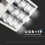 SKU 982 LED Луна SAMSUNG ЧИП - 36W Рефлектор UGR<19 12' 5700K с марка V-TAC