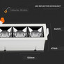 LED Downlight - SAMSUNG CHIP 12W SMD Reflector 36'D 4000K