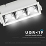 SKU 988 LED Луна SAMSUNG ЧИП - 12W Рефлектор UGR<19 36' 5700K с марка V-TAC