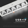 SKU 995 LED Луна SAMSUNG ЧИП - 20W Рефлектор UGR<19 36' 4000K с марка V-TAC