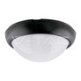 8W Dome Light Round Black Body 6400K IP66