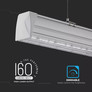 SKU 1363 50W LED Линеен Осветител Подчинен 4000К 90° с марка V-TAC