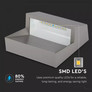 SKU 1400 3W LED Осветление За Стъпала Сиво Тяло Квадрат 3000К с марка V-TAC