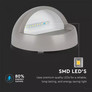 SKU 1406 3W LED Осветление За Стъпала Сиво Тяло Кръг 3000К с марка V-TAC