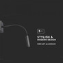 Аплик за стена 3W 3000К за спалня черен SKU 1485 V-TAC